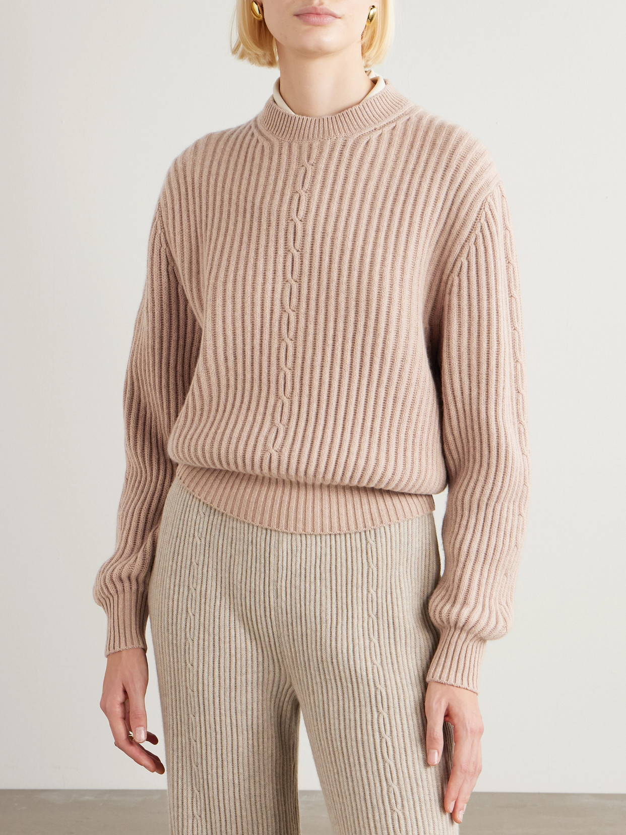 Plane Tree Ribbed Cashmere Sweater