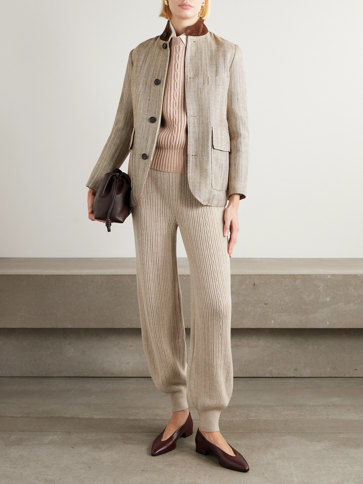 Plane Tree Ribbed Cashmere Sweater