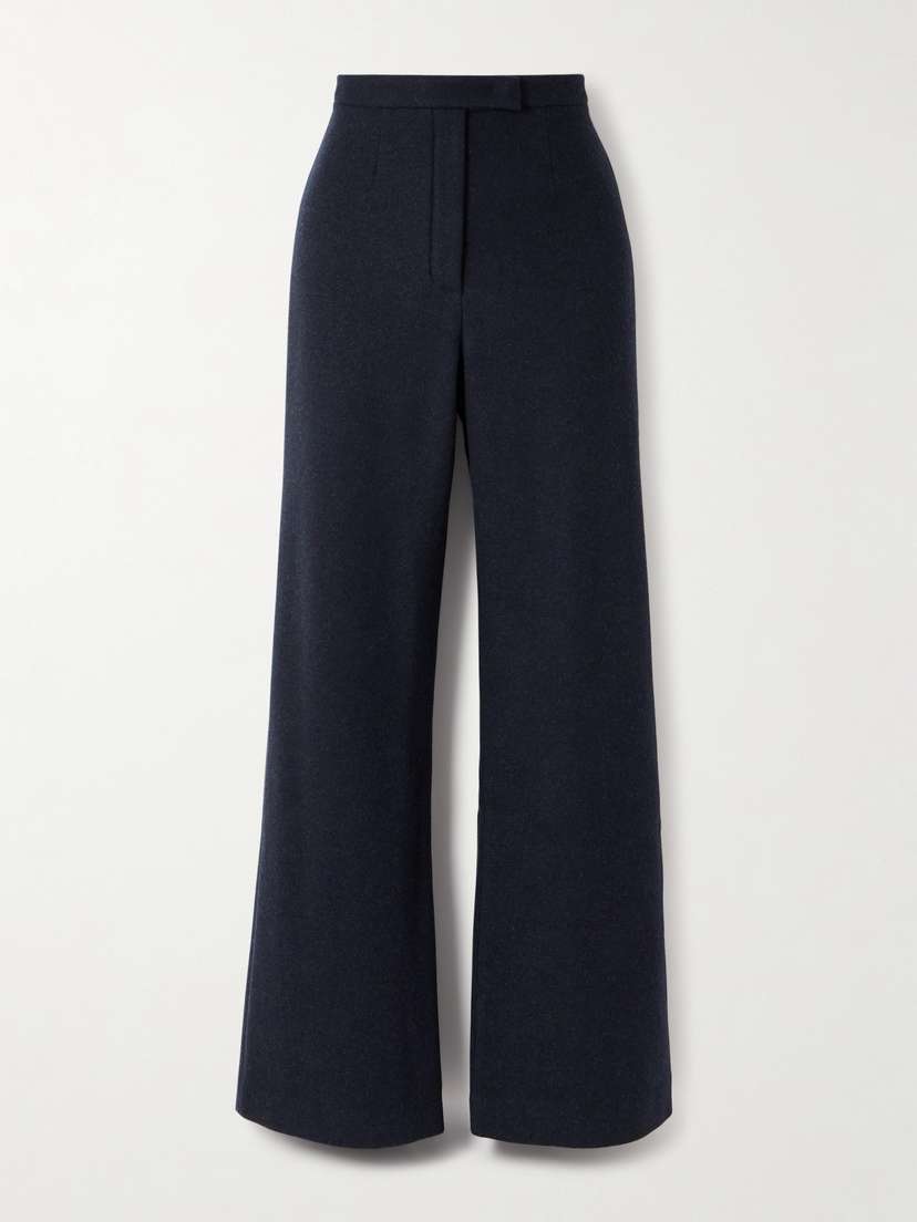 Loro Piana Robin Cashmere-blend Wide-leg Pants
