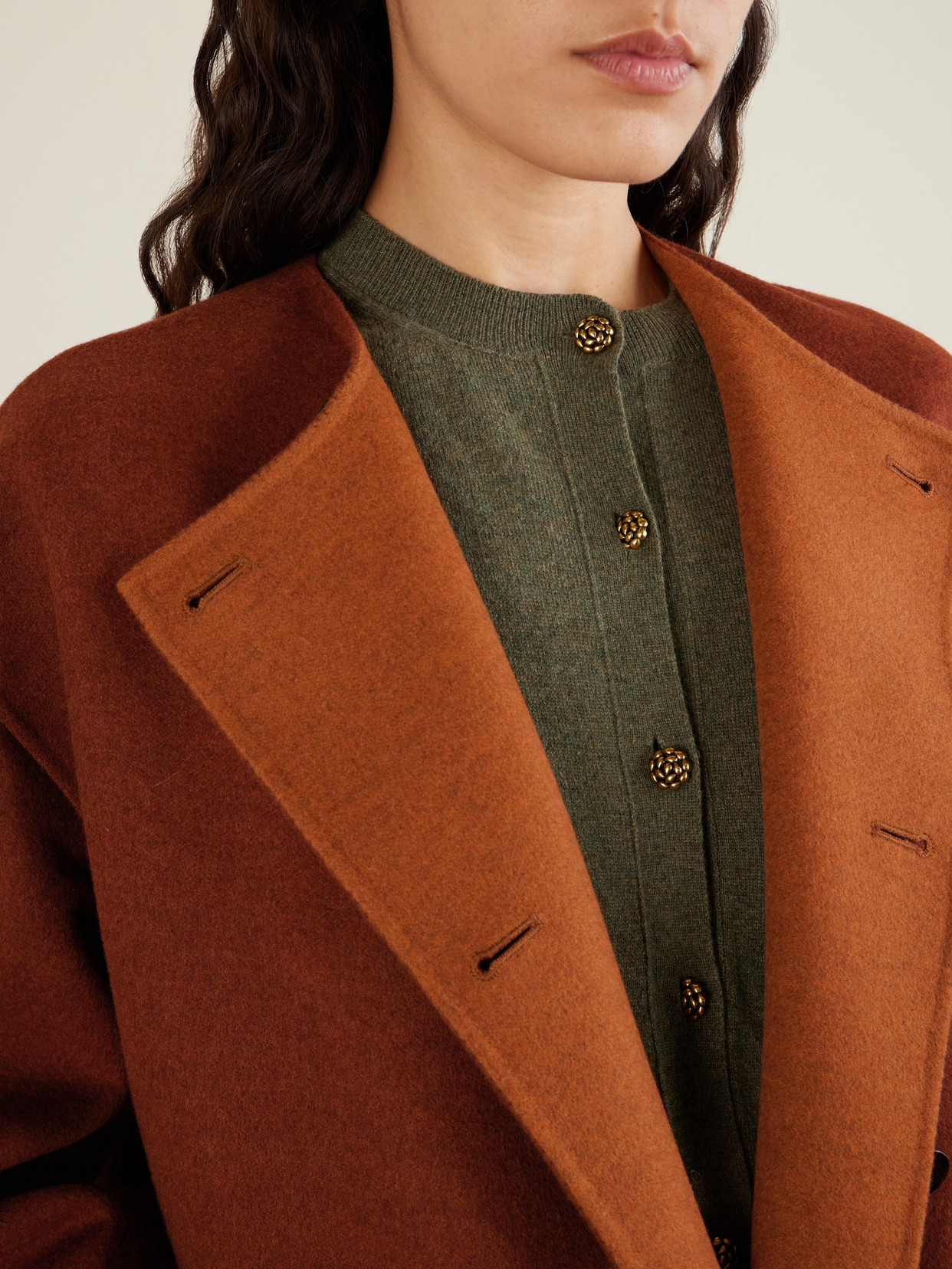 Loro Piana Boris Double-breasted Cashmere Coat In Brown