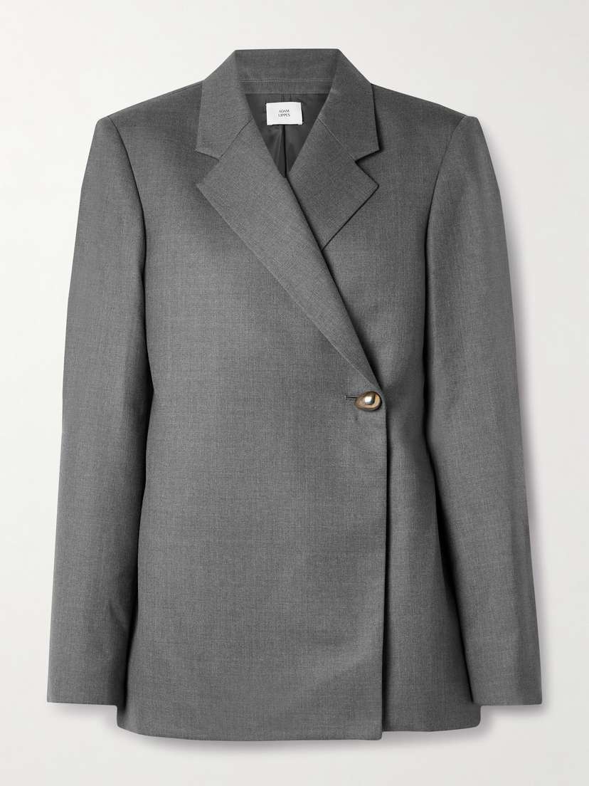 Adam Lippes Harrison Wool-blend Twill Blazer