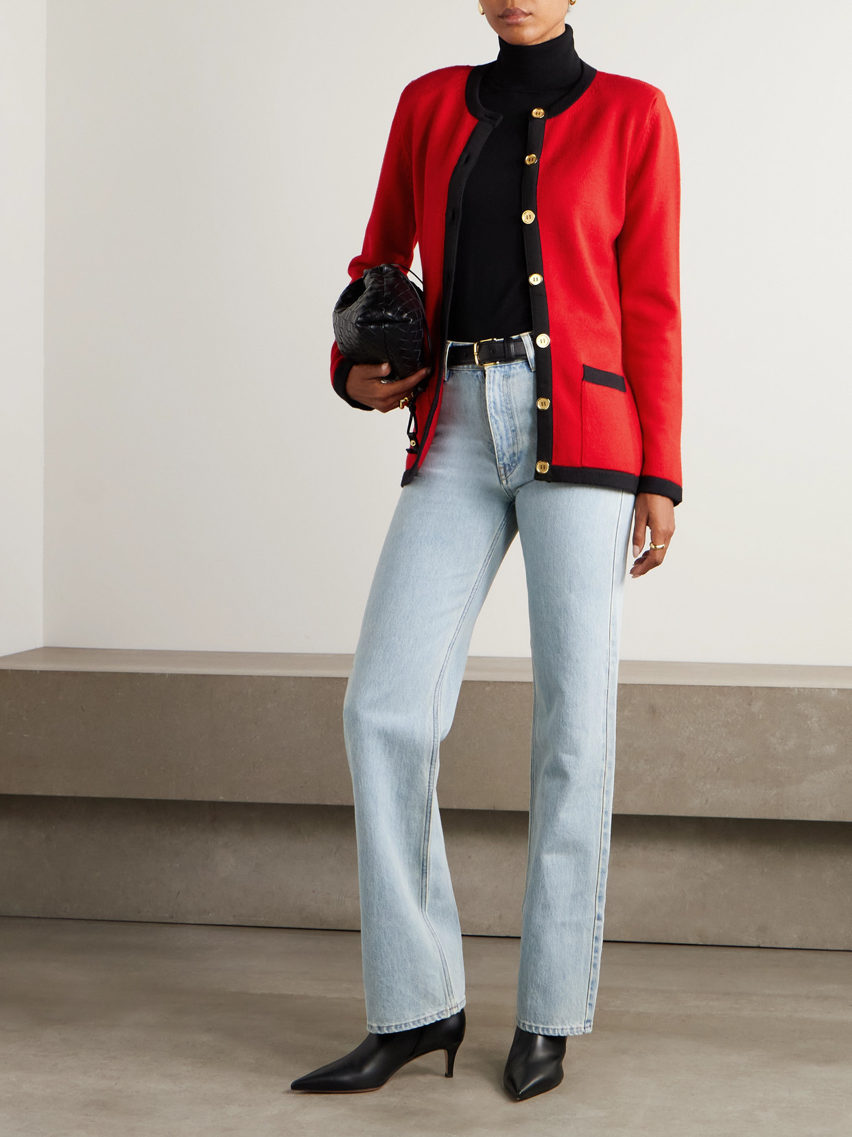 Giuliva Heritage Dana Mid-rise Wide-leg Jeans In Blue