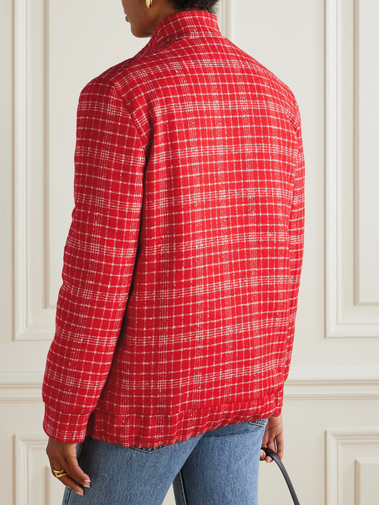 The Diana Checked Wool-Blend Tweed Jacket