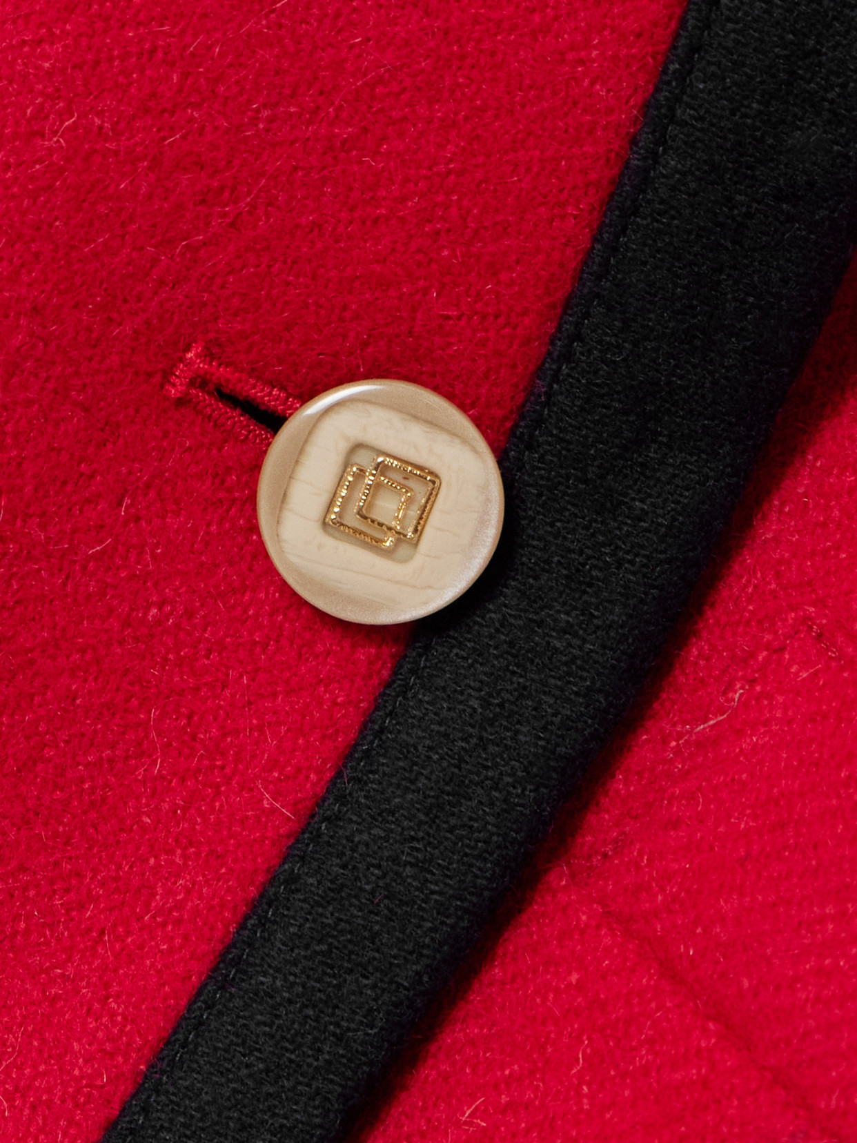 Giuliva Heritage The Charlotte Double-breasted Wool And Mohair-blend Blazer In Red