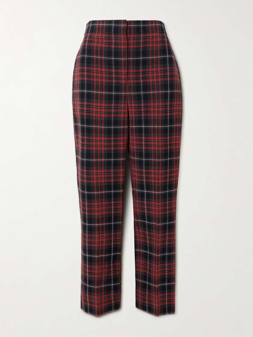 Burberry Checked Woven Skinnys Pants