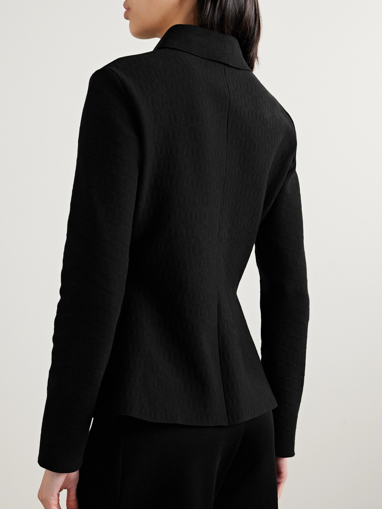 High Sport Oliver Cotton-blend Jacquard Jacket In Black