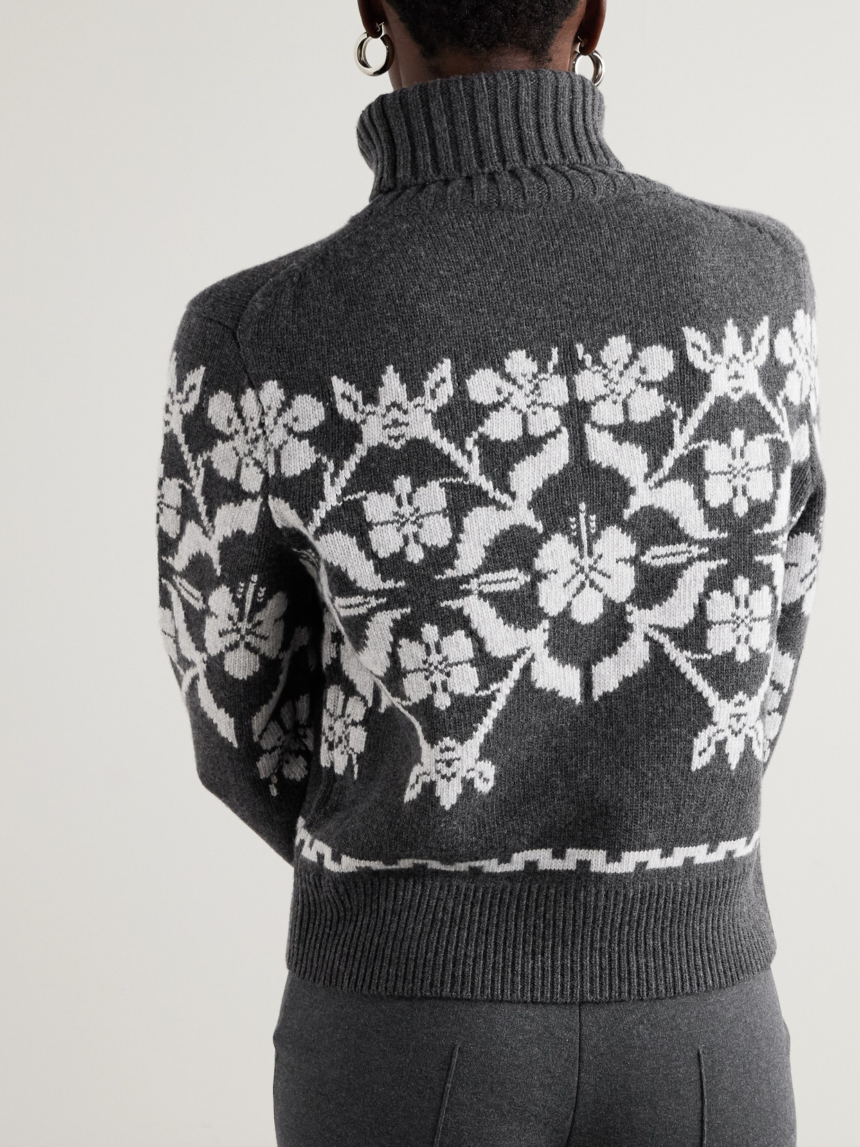 Fair Isle Wool And Cashmere-Blend Turtleneck Sweater