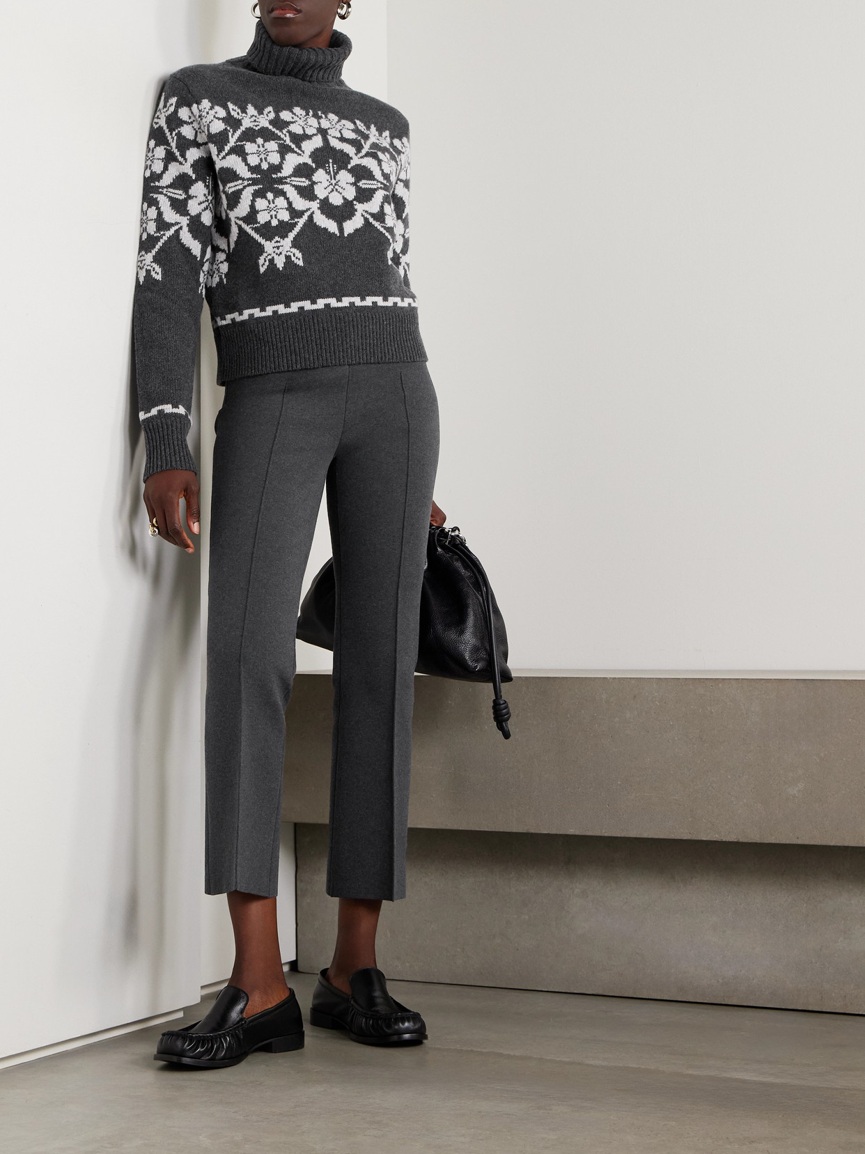 Fair Isle Wool And Cashmere-Blend Turtleneck Sweater