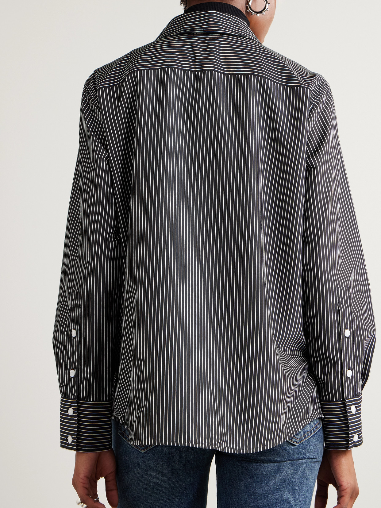 Lyndsey Striped Poplin Shirt