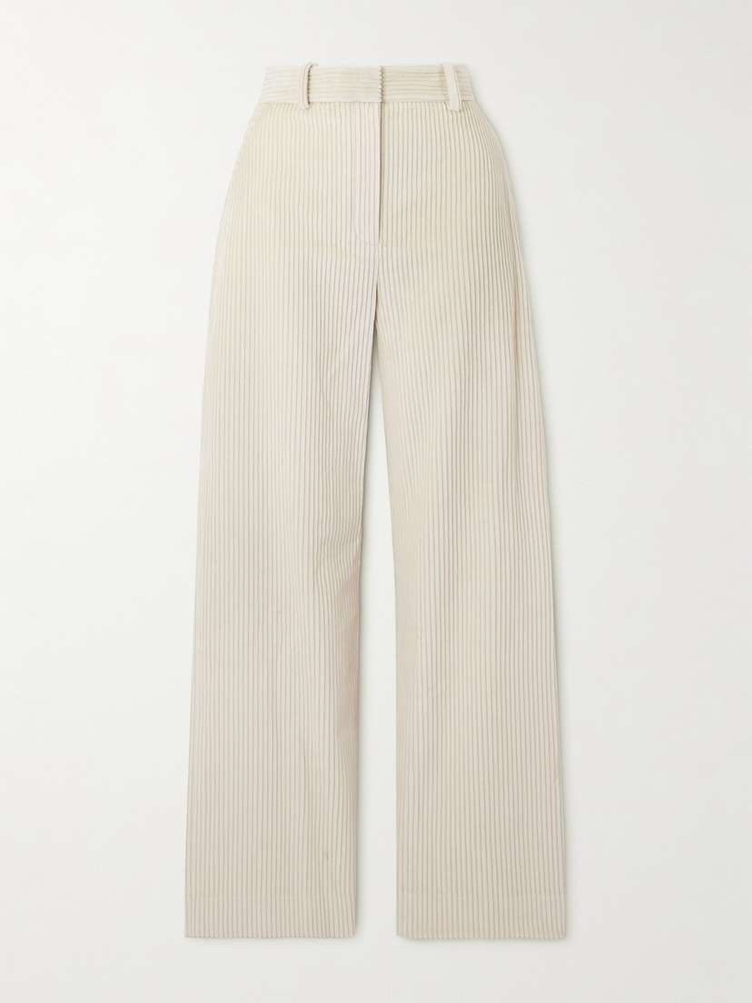 Proenza Schouler Lidie Cotton-corduroy Wide-leg Pants