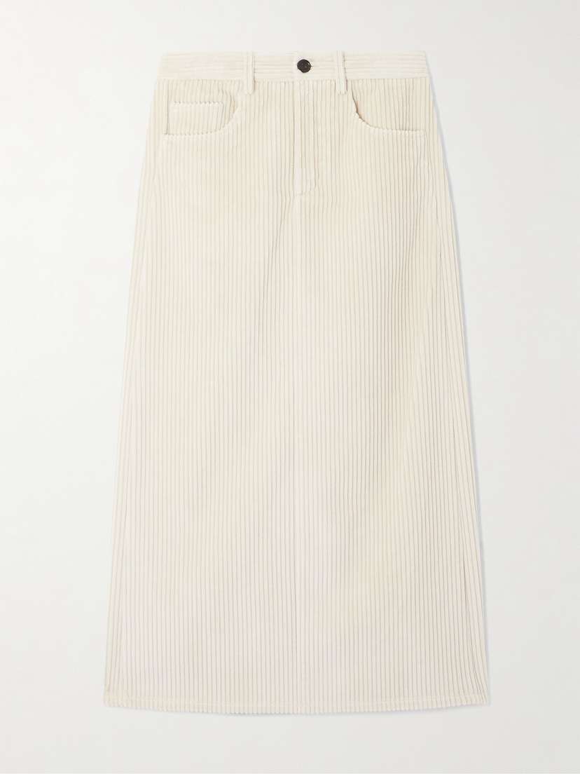 Proenza Schouler Calder Cotton-corduroy Midi Skirt