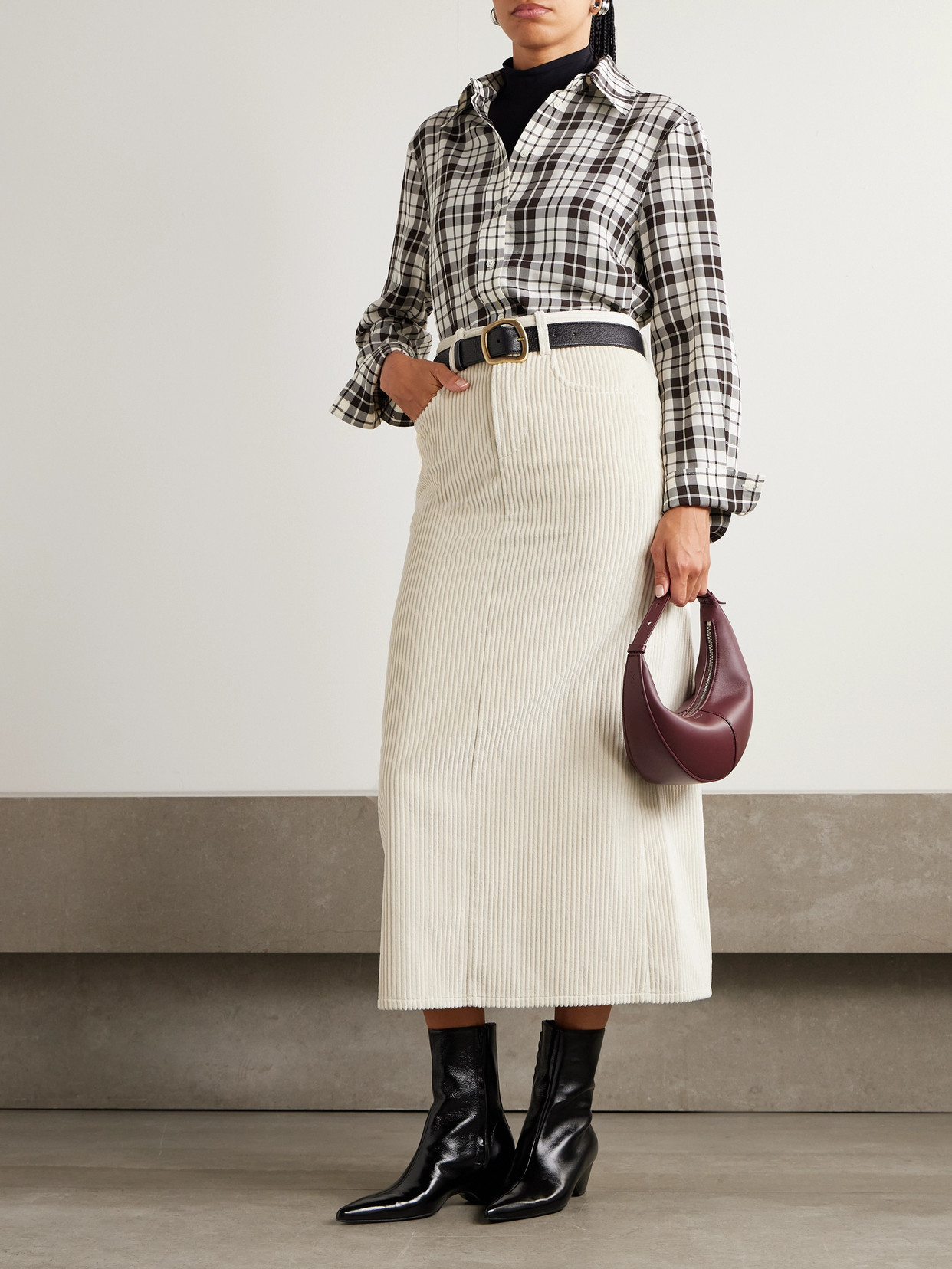 Calder Cotton-Corduroy Midi