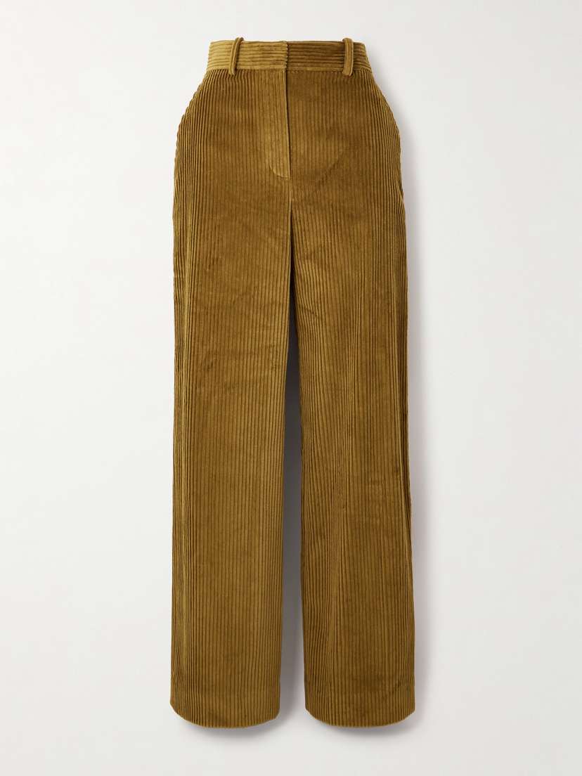 Proenza Schouler Lidie Cotton-corduroy Wide-leg Pants