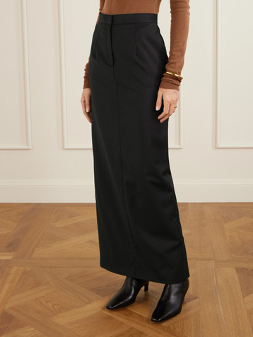 TOVE Fey wool-blend maxi skirt