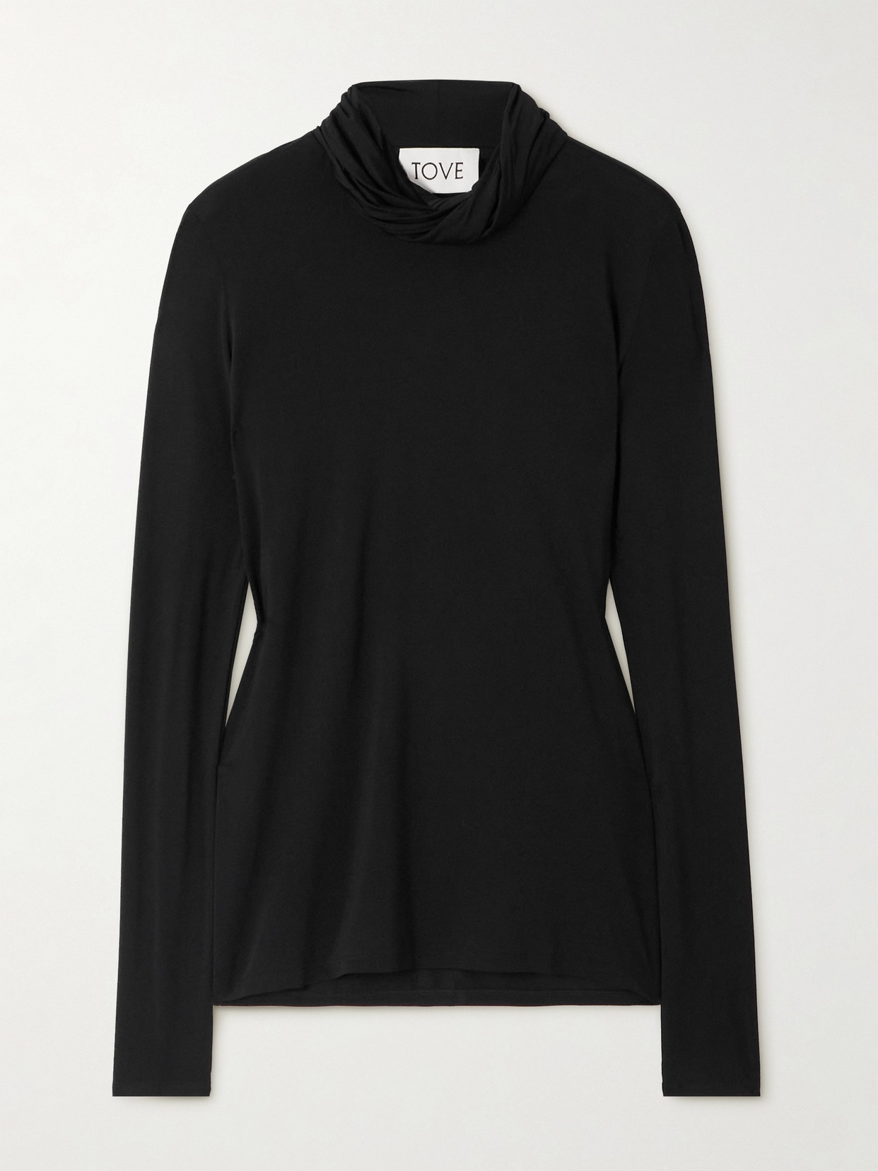 Tove Lisette Jersey Top In Black