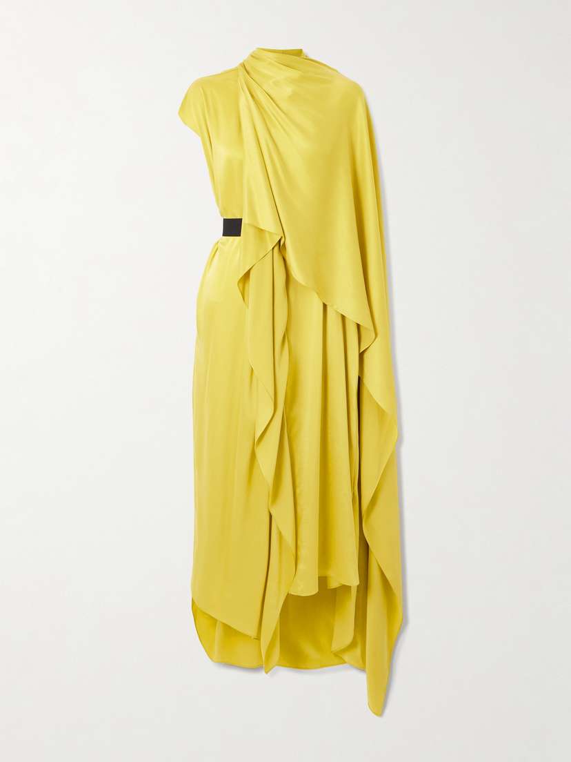 Roksanda Layered Asymmetric Silk-satin Gown