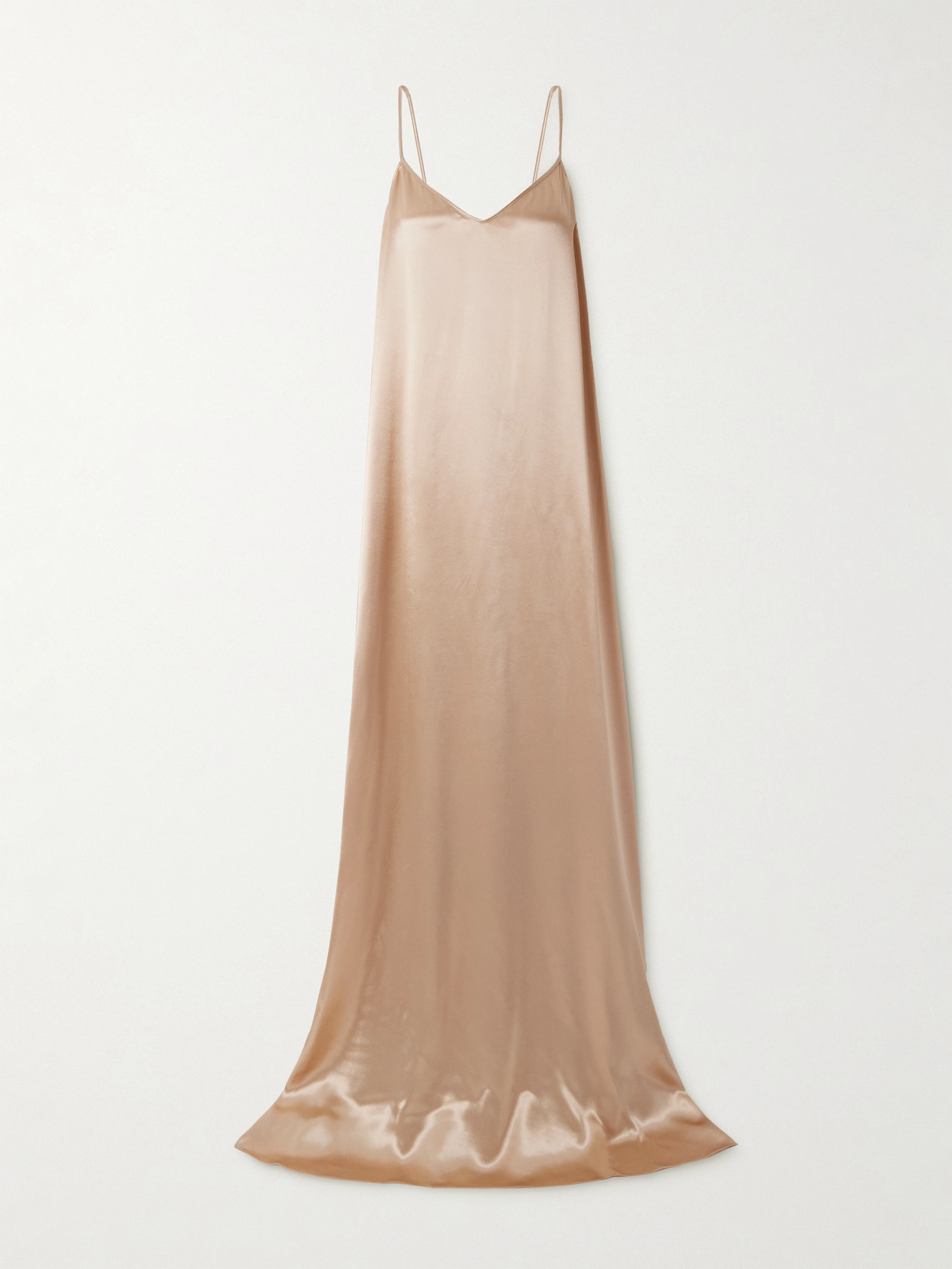 Ferragamo Satin Gown In Pink