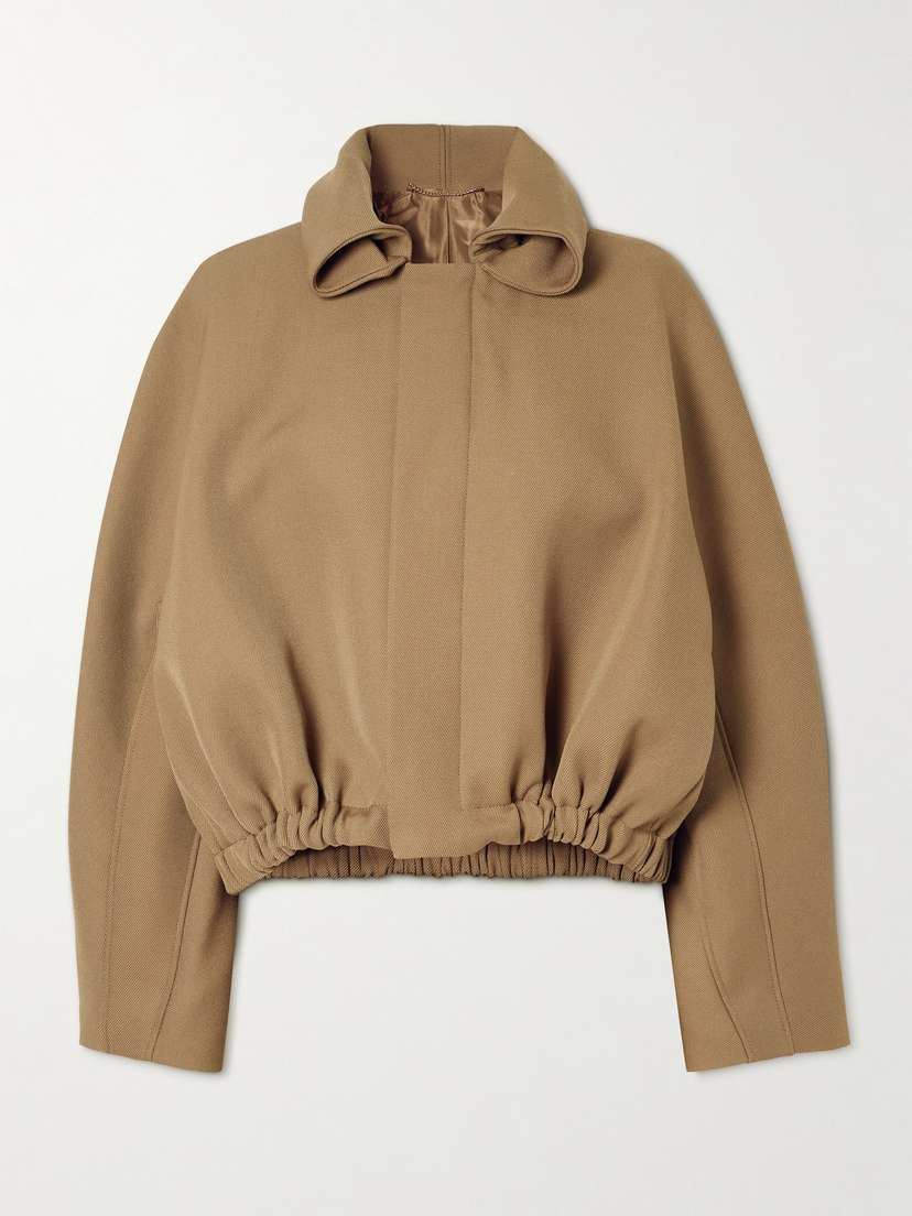 Victoria Beckham Oversized Wool-drill Jacket