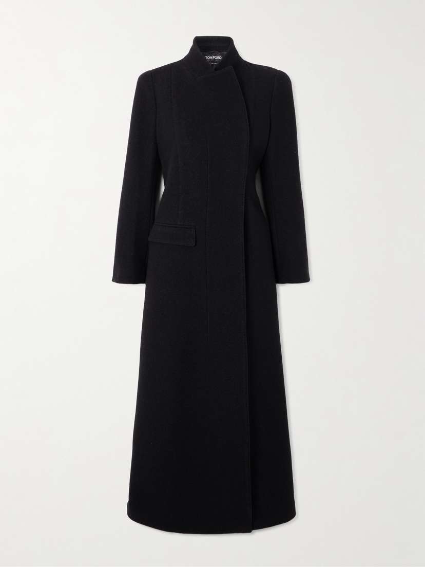 Tom Ford Double-breasted Wool-bouclé Coat