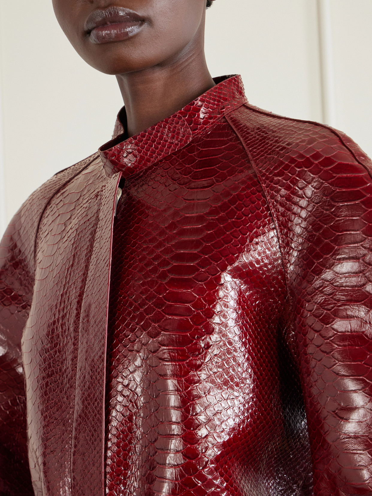 Snake-Effect Coat