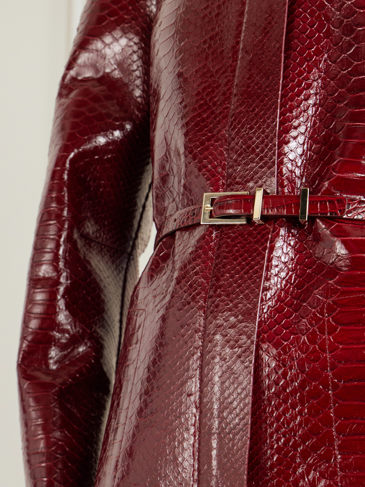 Snake-Effect Coat