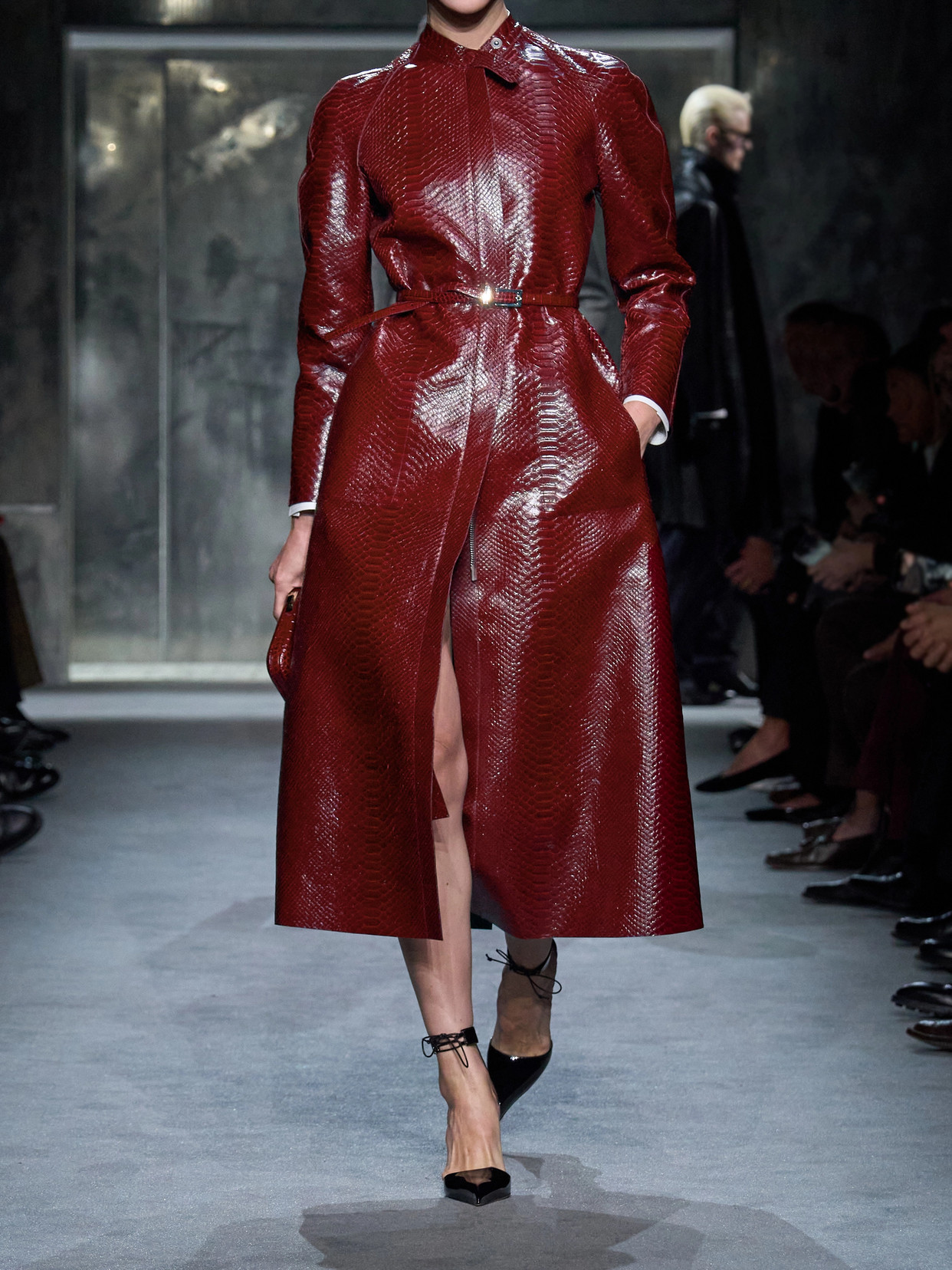 Snake-Effect Coat