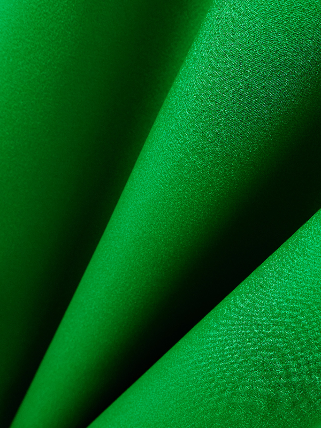 Tom Ford Oversized Open-back Satin-crepe Gown In Green