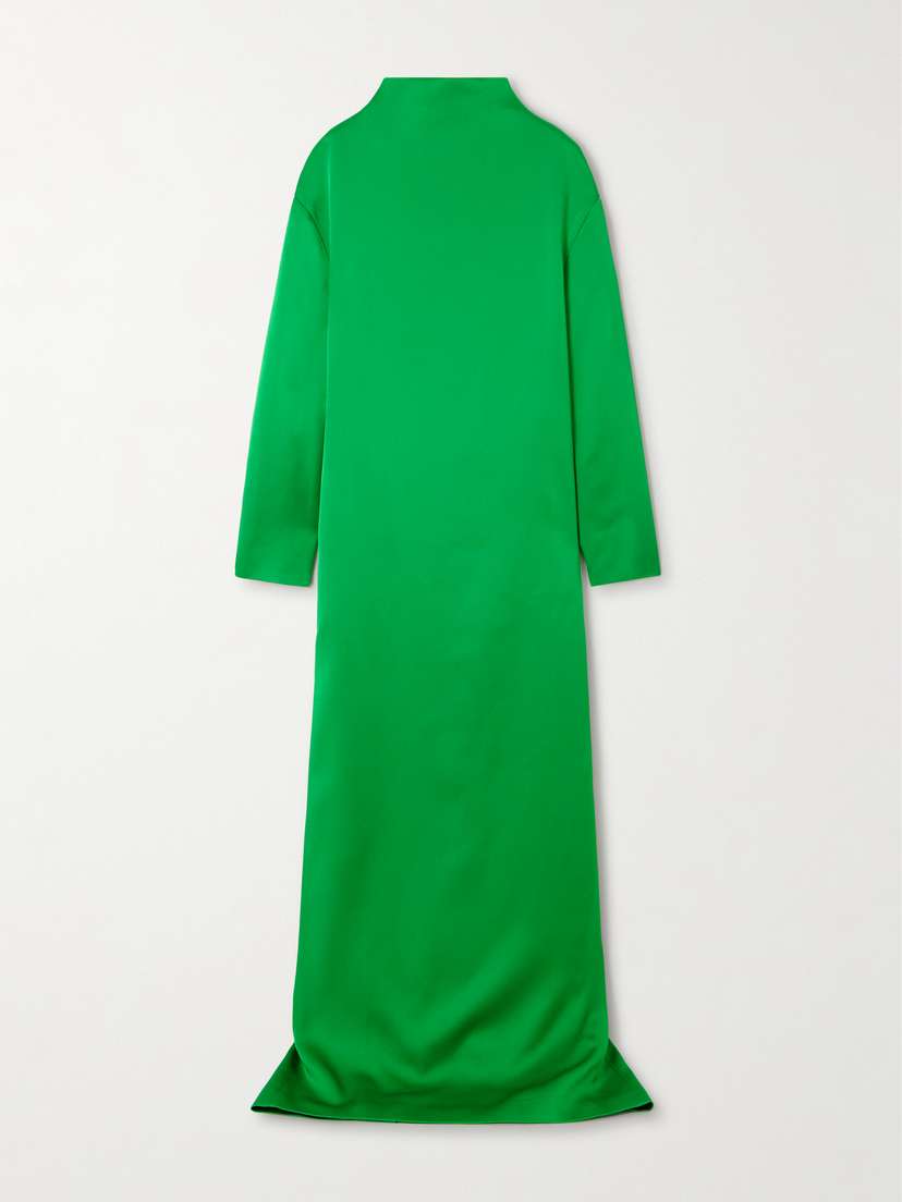 Tom Ford Oversized Open-back Satin-crepe Gown