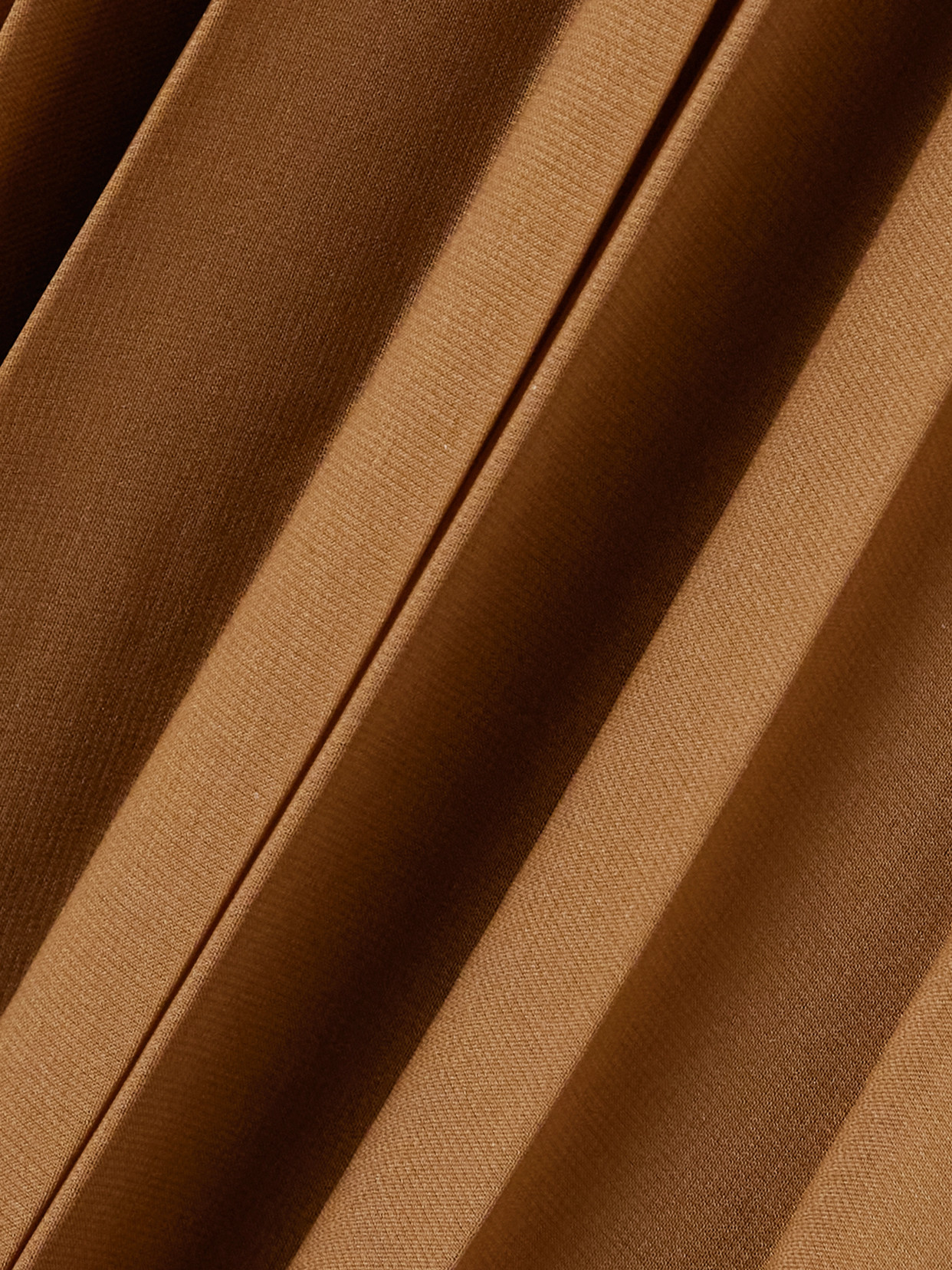 Ralph Lauren Marsha Pleated Chiffon Maxi Skirt In Brown