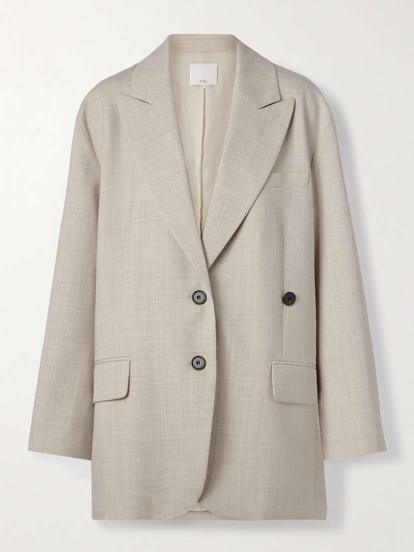 Tibi Liam Woven Blazer
