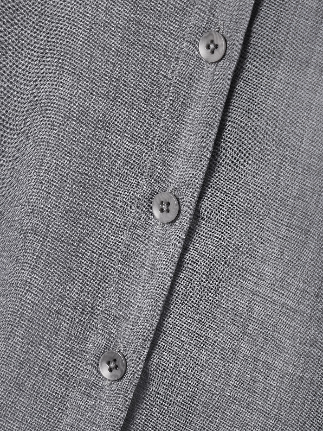 Tibi Wool-blend Gauze Shirt In Gray