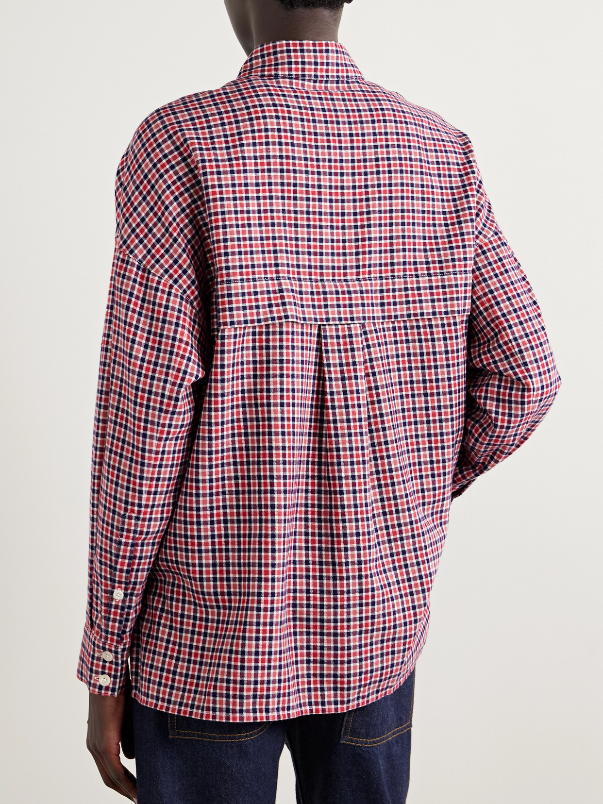 Checked Cotton-Flannel Shirt