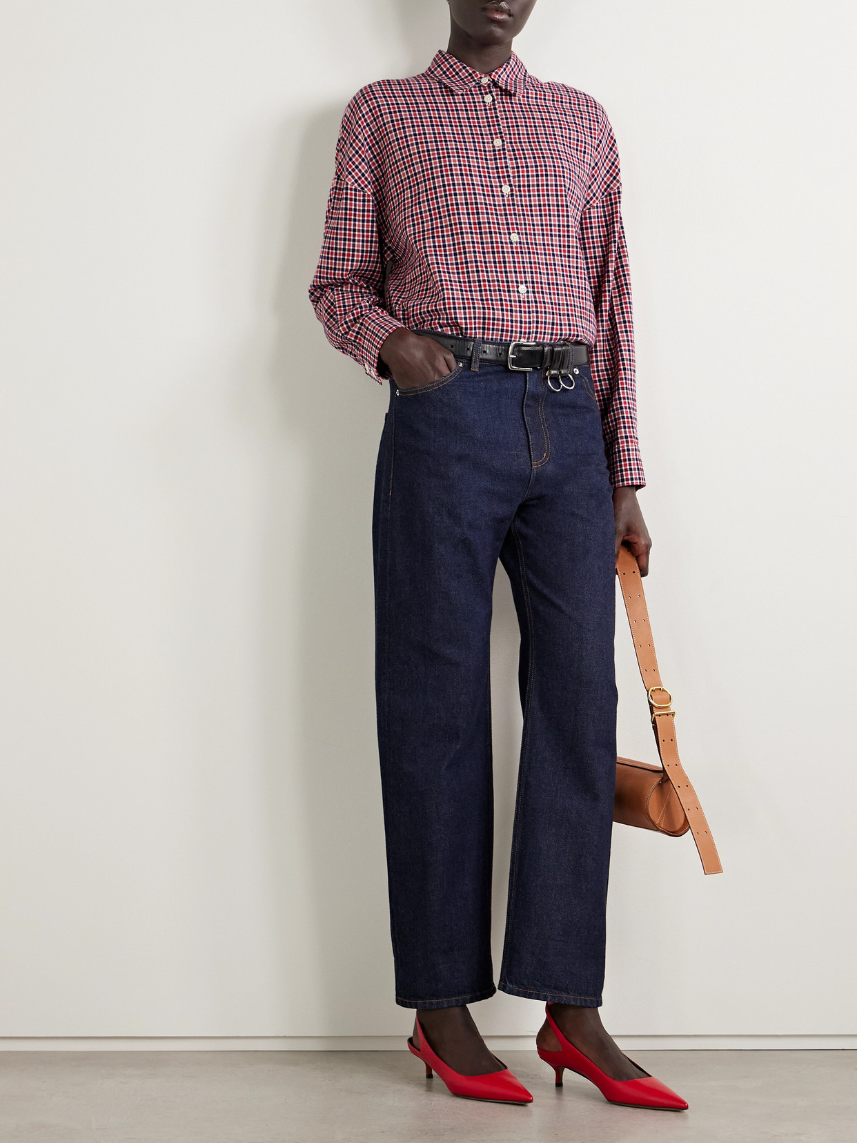 Checked Cotton-Flannel Shirt