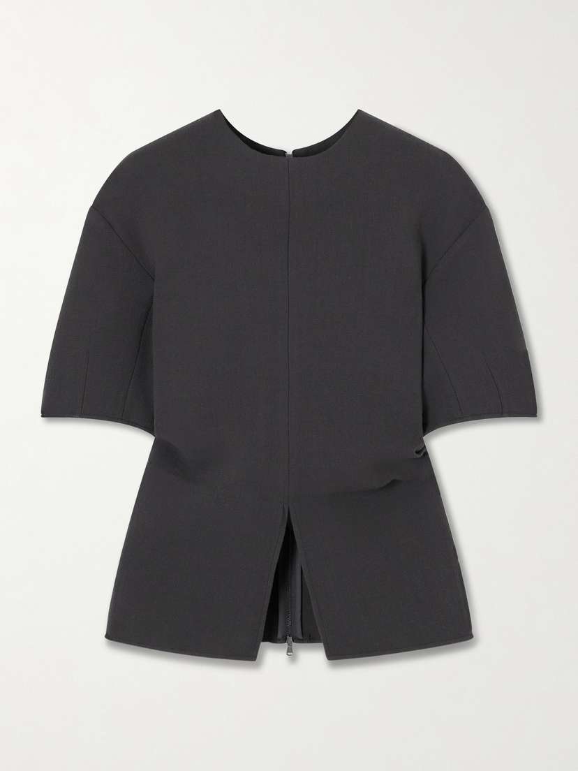 Tibi Wool-crepe Top