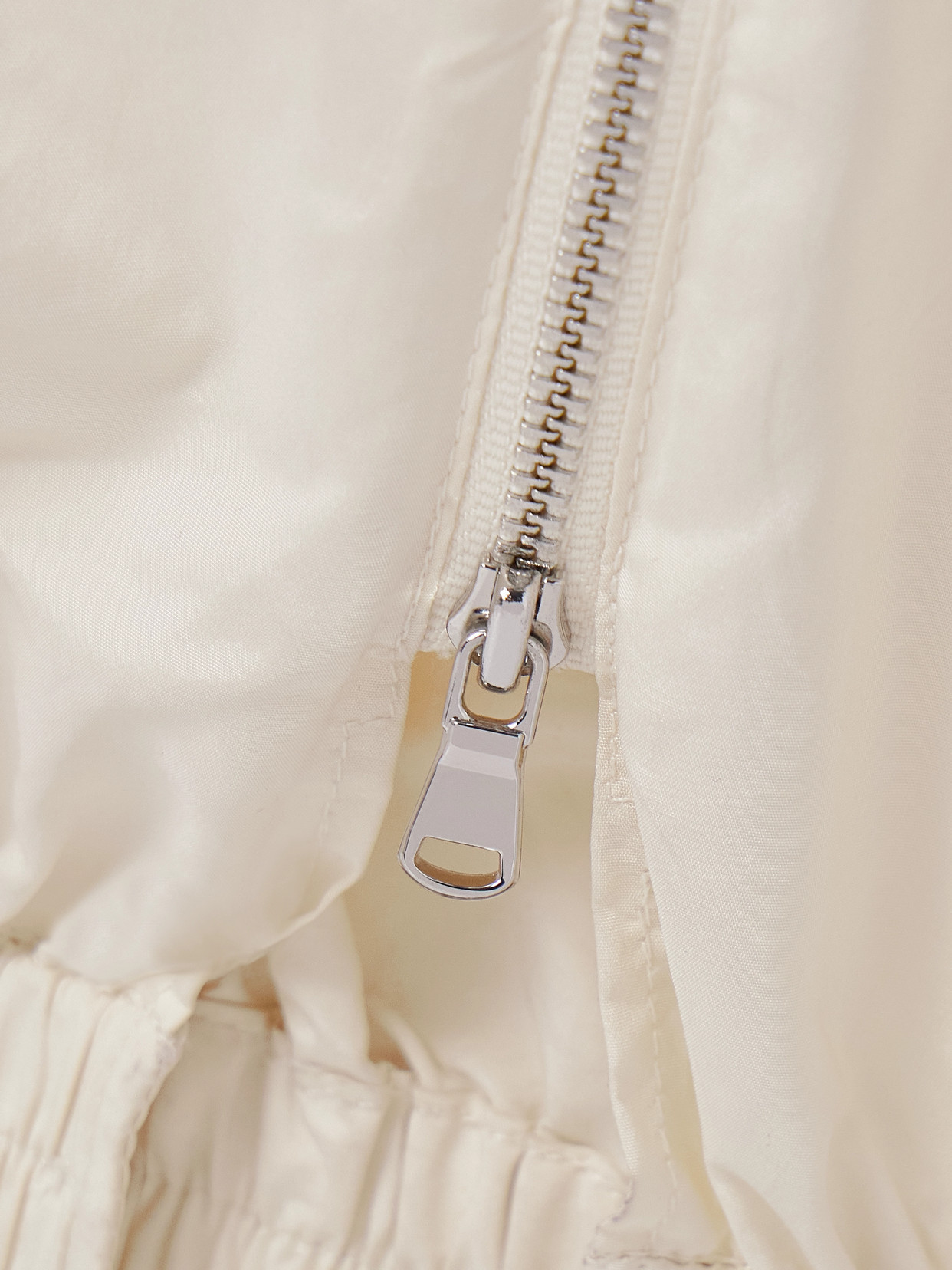 Tibi Zip-detailed Shell Track Pants In White