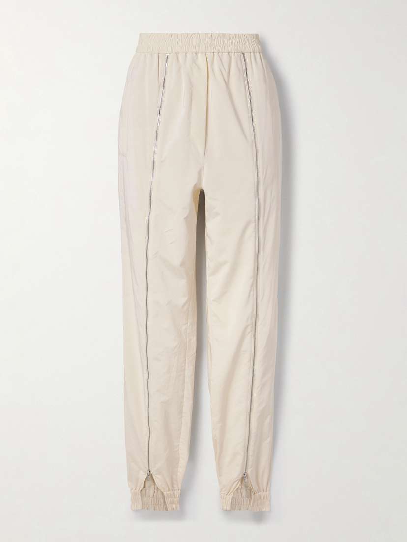Tibi Zip-detailed Shell Track Pants