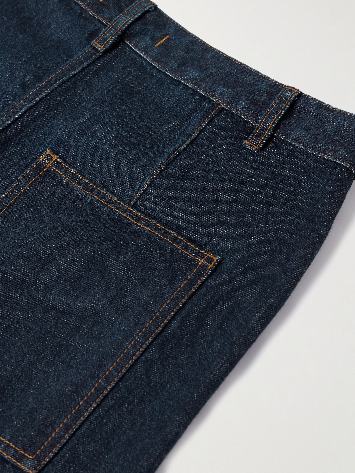 Tibi Alec High-rise Straight-leg Jeans In Blue