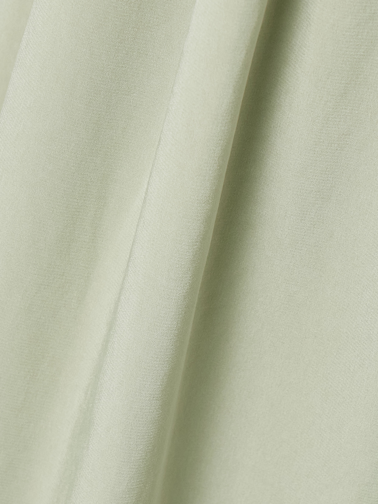 Tibi Pleated Crepe De Chine Wide-leg Pants In Green