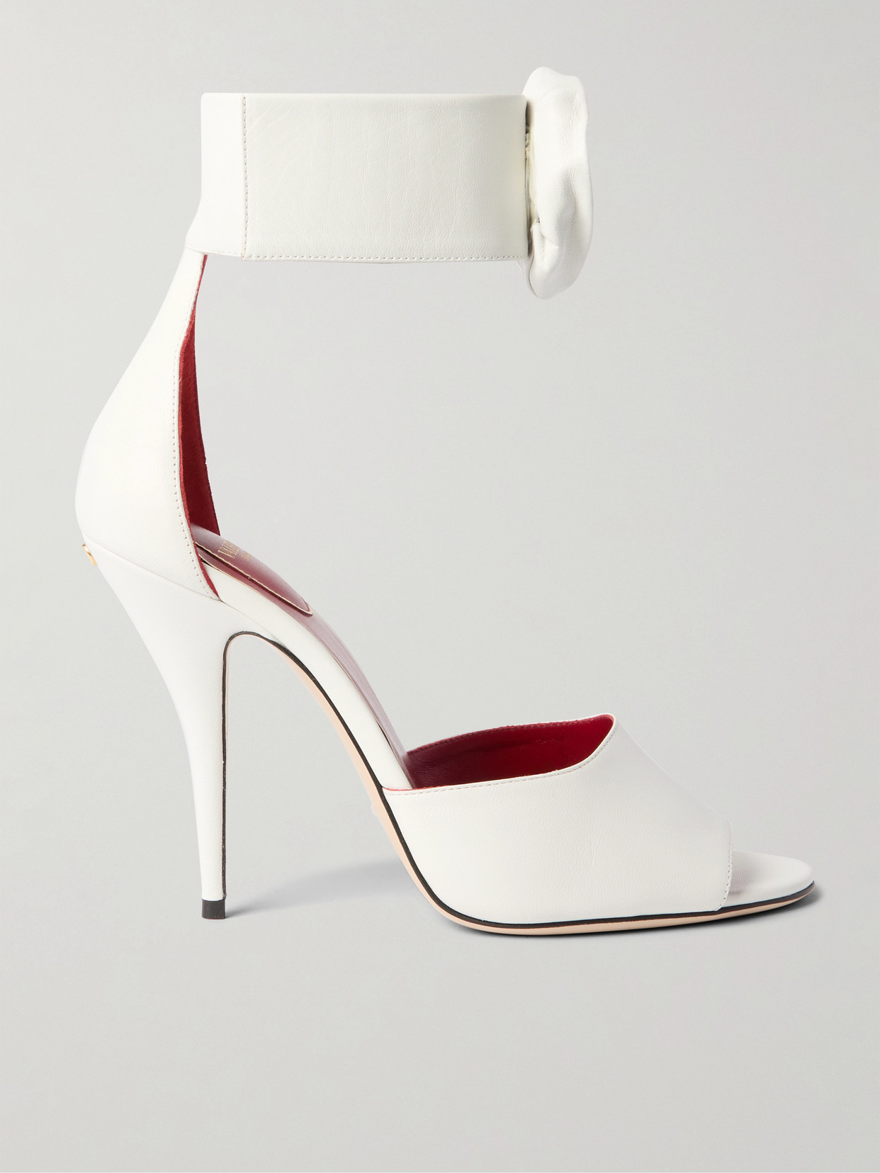 VALENTINO GARAVANI Drip Rose 105 crystal-embellished buckled leather sandals