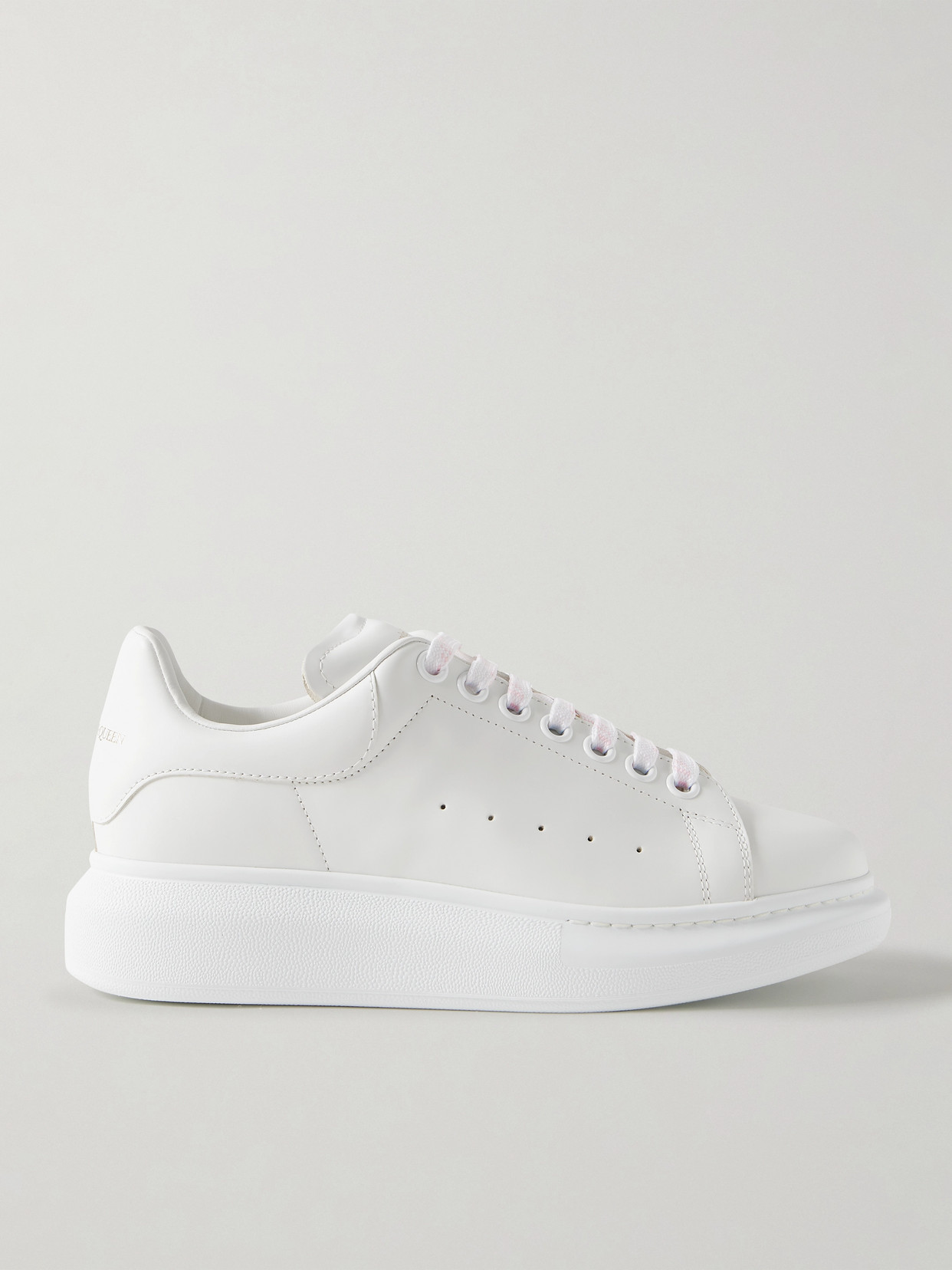 Alexander Mcqueen Exaggerated-sole Leather Sneakers