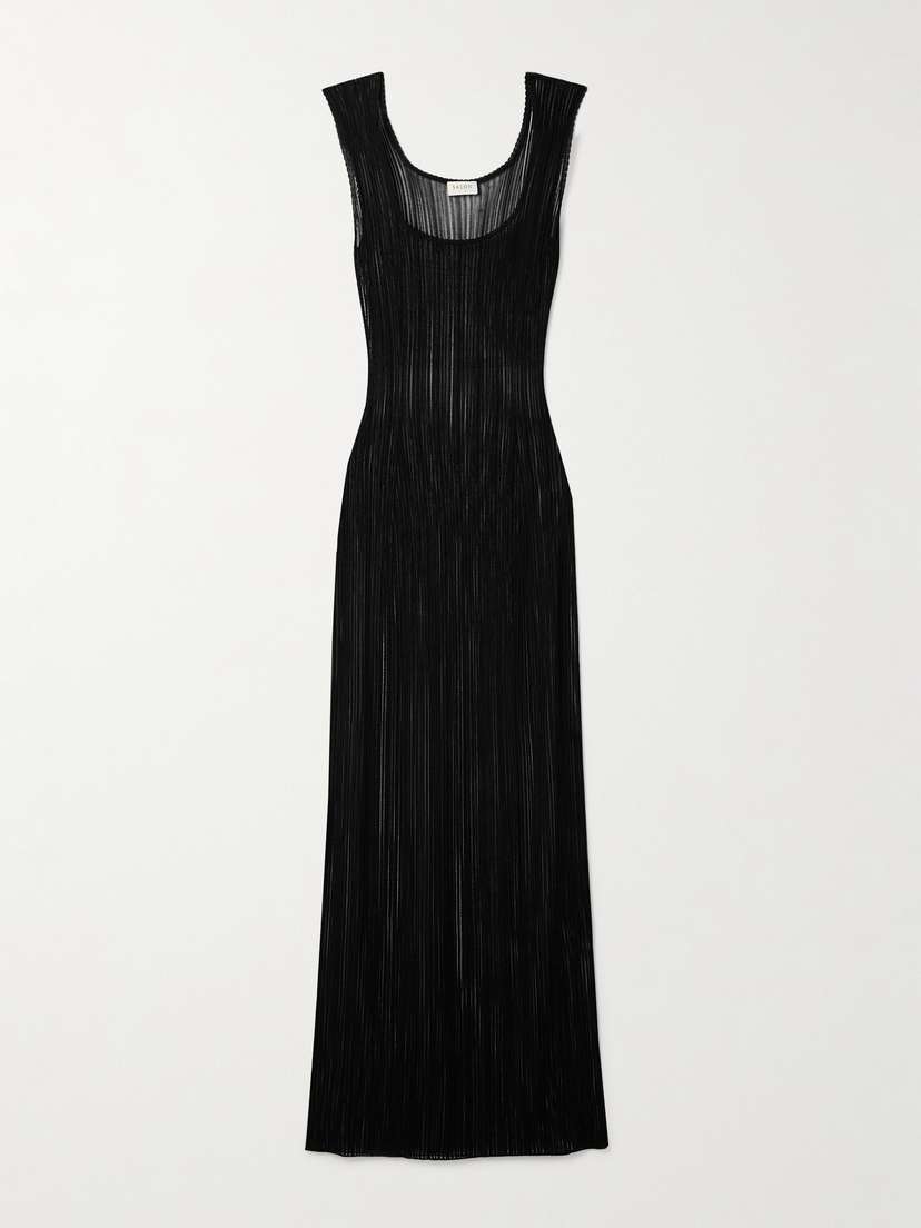 Salon 1884 Canova Ribbed-knit Maxi Dress