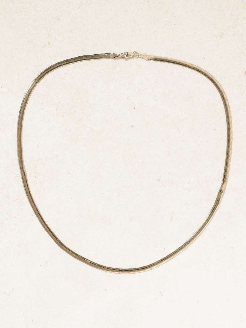 Roxanne First Reversible 14-karat Yellow And White Gold Necklace