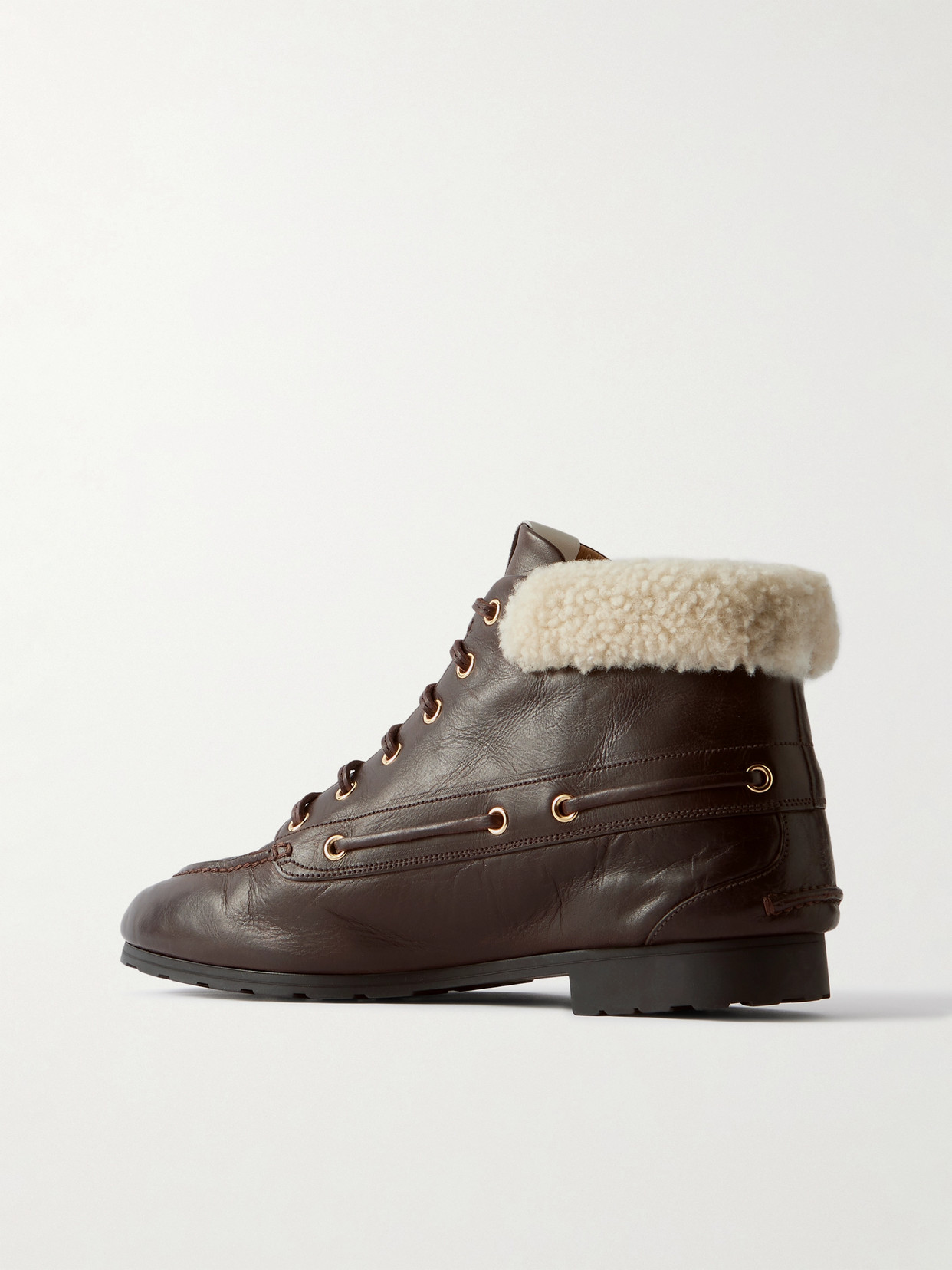 Phedry Shearling-Trimmed Ankle Boots