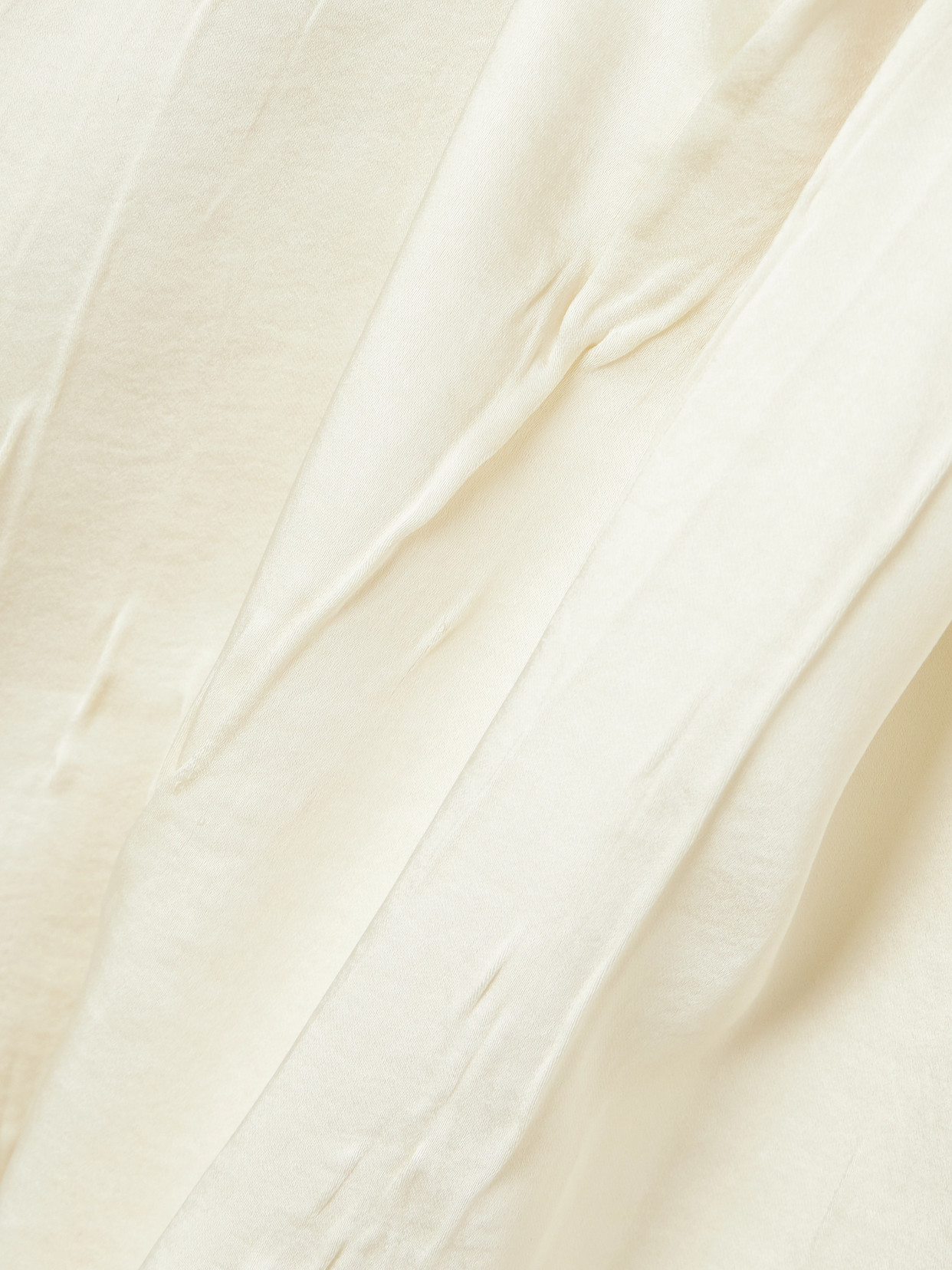 Brandon Maxwell The Drew Embellished Crinkled-satin Tank In White