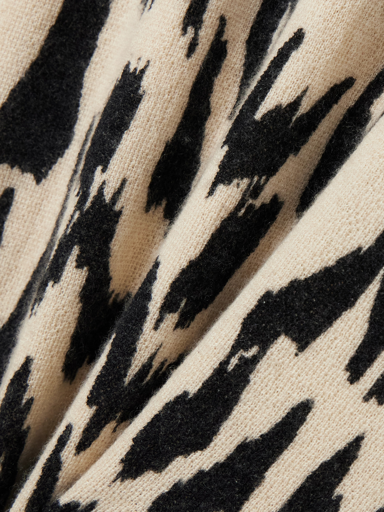 Brandon Maxwell The Camille Leopard-print Cashmere Turtleneck Maxi Dress In Multi