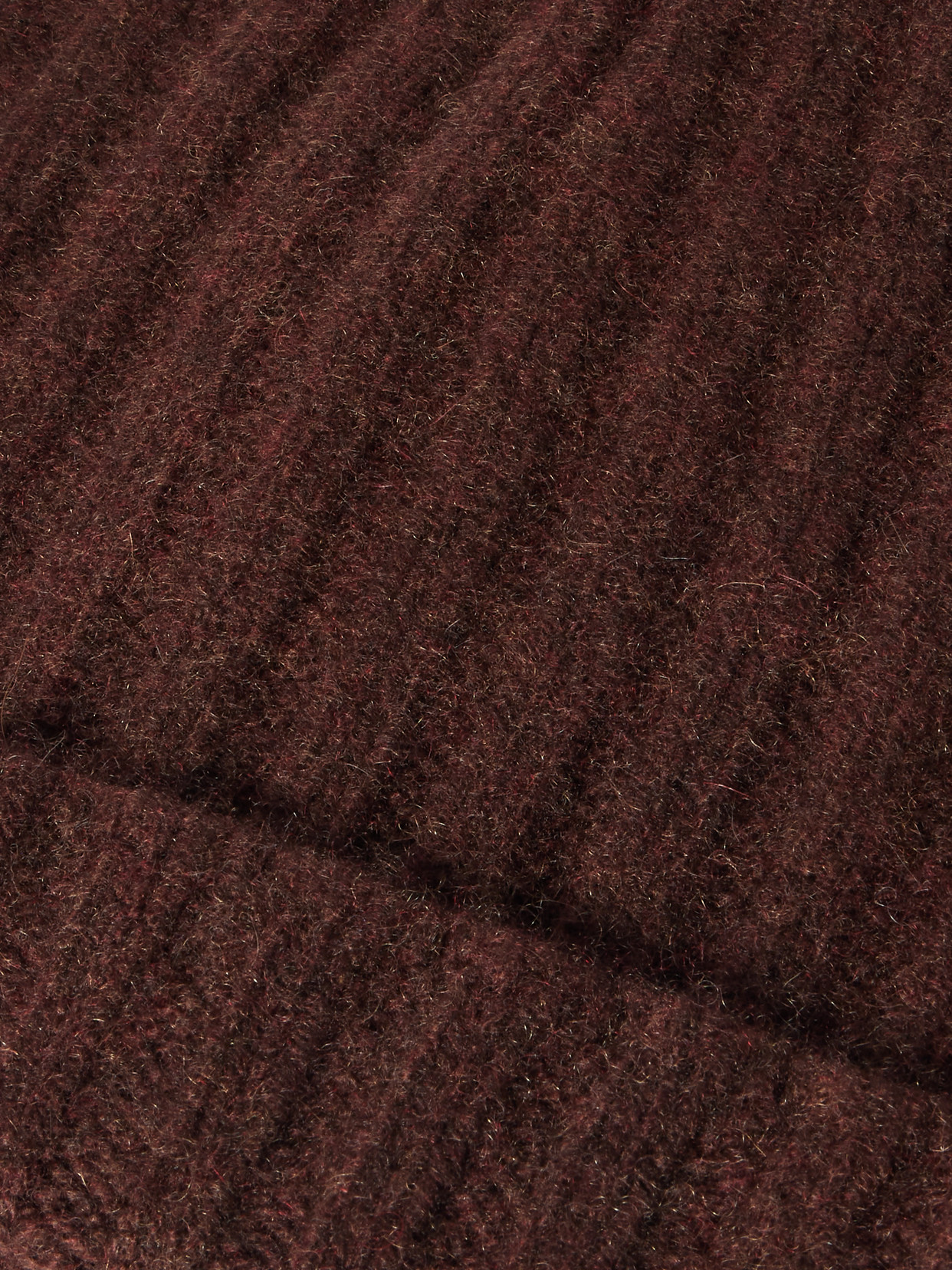 The Elder Statesman Ranger Ribbed Cashmere Beanie In Brown