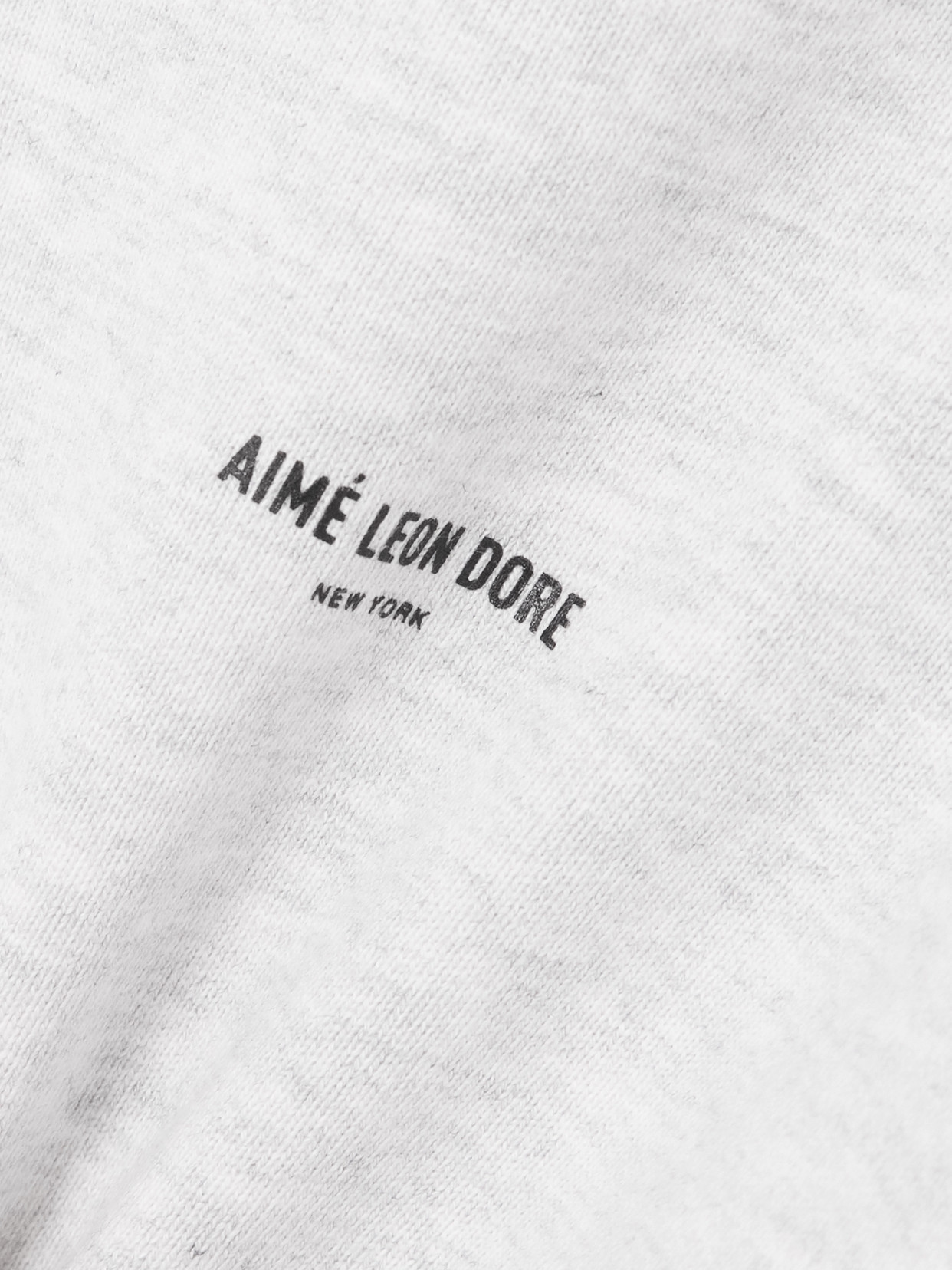 Aimé Leon Dore Cotton-jersey Sweatshirt In White