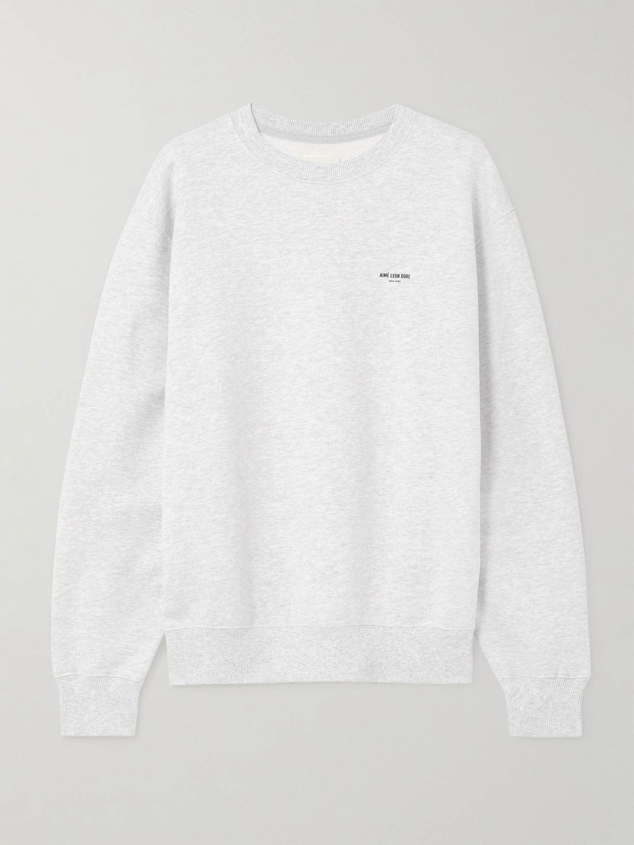 Aimé Leon Dore Cotton-jersey Sweatshirt In White