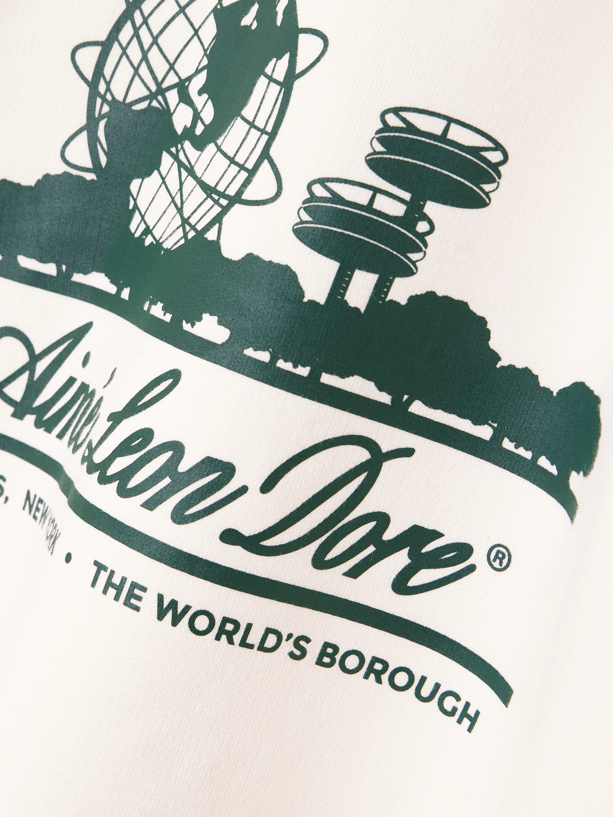 Aimé Leon Dore Unisphere Printed Cotton-jersey Hoodie In Multi