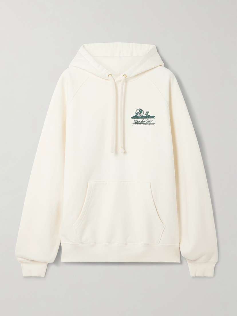 Aimé Leon Dore Unisphere Printed Cotton-jersey Hoodie